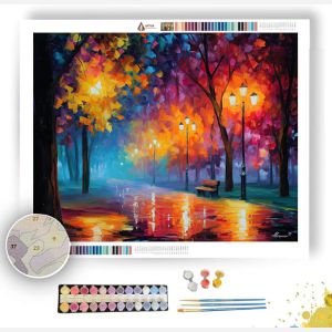 SHIMMERING PARK EVENING - Paint by Numbers Full Kit