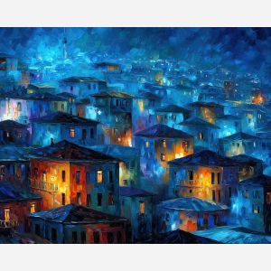 THE BLUE VILLAGE SKY