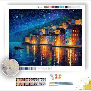 THE FLOATING VILLAGE - Paint by Numbers Full Kit