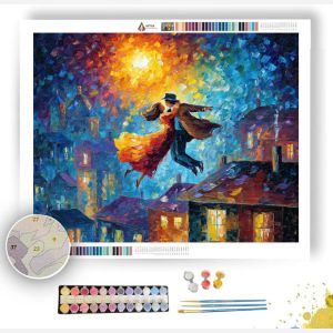 THE LOVERS IN FLIGHT - Paint by Numbers Full Kit