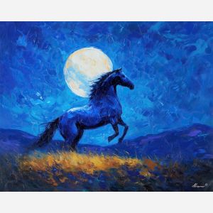 THE BLUE HORSE MOON