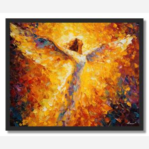 THE GOLDEN ANGEL - FRAMED