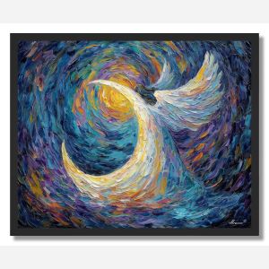ANGEL OF THE MOON - FRAMED