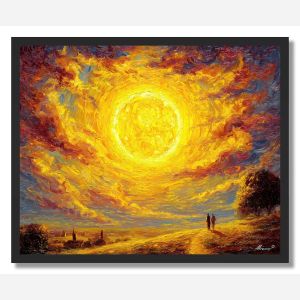 THE SUN AND LOVERS - FRAMED