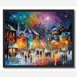 THE VILLAGE CELEBRATION - FRAMED