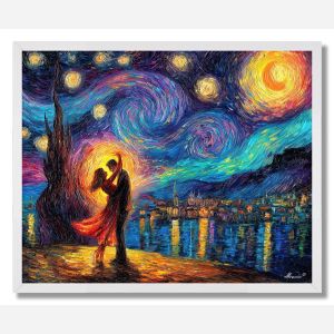LUMINOUS NIGHT LOVERS - FRAMED