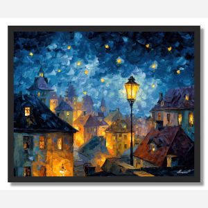 THE GOLDEN LANTERN - FRAMED