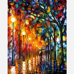 THE STROLL UNDER THE RAIN