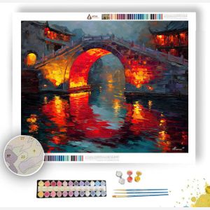 THE JADE BRIDGE - Paint by Numbers Full Kit