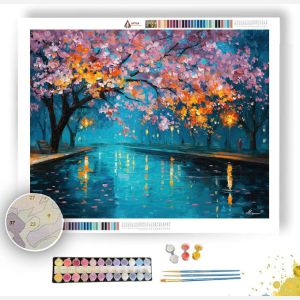 SPRING IN THE IMPERIAL GARDEN - Paint by Numbers Full Kit