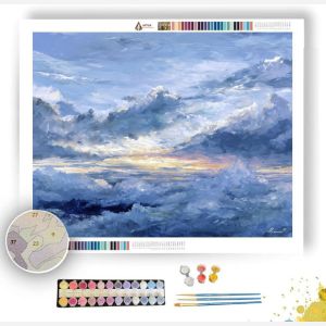 SILVER SKY AT DAWN - Paint by Numbers Full Kit