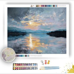 REFLECTIONS IN WHITE LIGHT - Paint by Numbers Full Kit