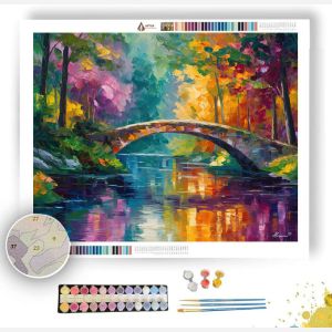 BRIDGE OF TRANQUIL COLORS - Paint by Numbers Full Kit