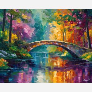 BRIDGE OF TRANQUIL COLORS