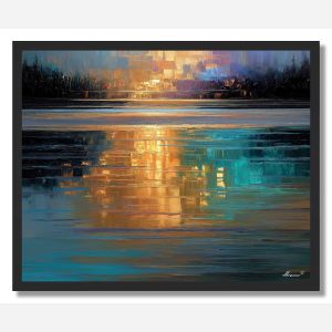 TWILIGHT IN GOLD - FRAMED