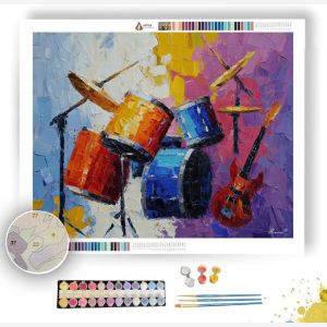 MUSIC OF THE COLORS - Paint by Numbers Full Kit