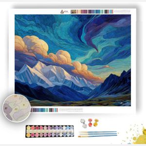 VISION OF THE MOUNTAIN SKY - Paint by Numbers Full Kit