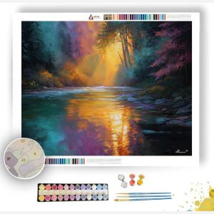 RIVER OF LIGHT - Paint by Numbers Full Kit