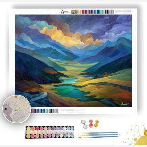 THE HIDDEN VALLEY - Paint by Numbers Full Kit