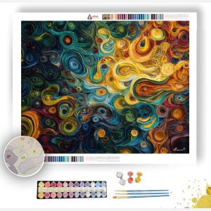THE SECRET OF COLORS - Paint by Numbers Full Kit