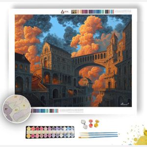CITY OF LIGHT AND SHADOW - Paint by Numbers Full Kit