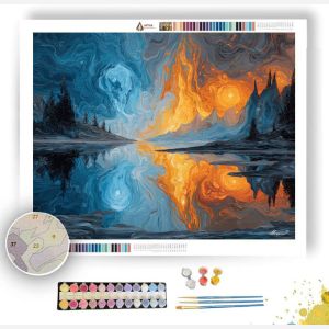 DREAMS OF FIRE AND ICE - Paint by Numbers Full Kit
