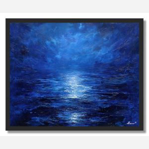 COBALT REFLECTIONS - FRAMED