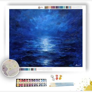COBALT REFLECTIONS - Paint by Numbers Full Kit