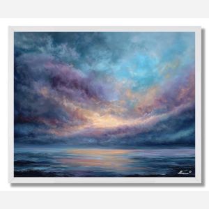 BEYOND BLUE FIELDS - FRAMED