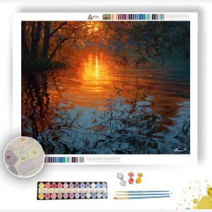 AMBER TWILIGHT - Paint by Numbers Full Kit