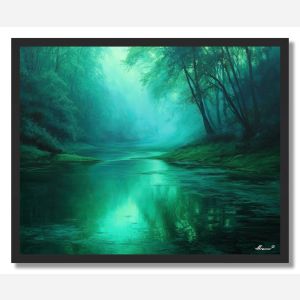EMERALD SILENCE - FRAMED