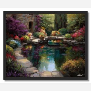 HIDDEN GARDEN - FRAMED