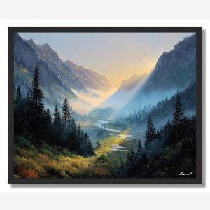 LUMINOUS VALLEY - FRAMED