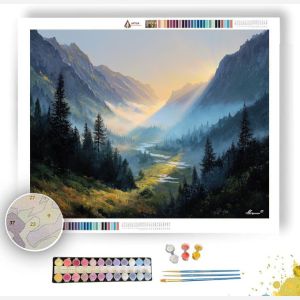 LUMINOUS VALLEY - Paint by Numbers Full Kit
