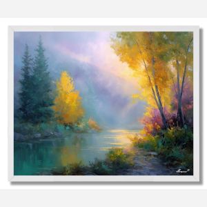 VELVET RAIN - FRAMED