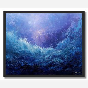 COBALT AWAKENING - FRAMED