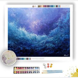 COBALT AWAKENING - Paint by Numbers Full Kit