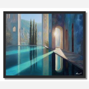 SUNLIT MIRAGE - FRAMED