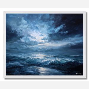 SAPPHIRE VEIL - FRAMED