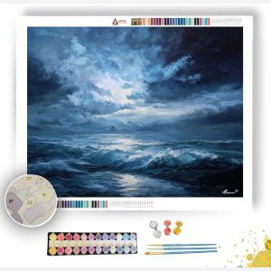 SAPPHIRE VEIL - Paint by Numbers Full Kit