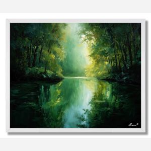 EMERALD RADIANCE - FRAMED