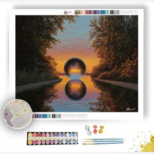 ILLUSION OF LIGHT - Paint by Numbers Full Kit