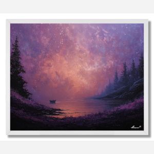 VIOLET SOLITUDE - FRAMED