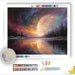 LUNAR REFLECTIONS - Paint by Numbers Full Kit
