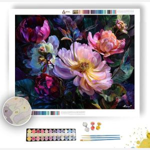 RADIANT BLOOM - Paint by Numbers Full Kit