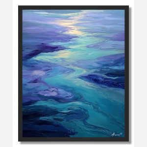 VIOLET RIVER - FRAMED