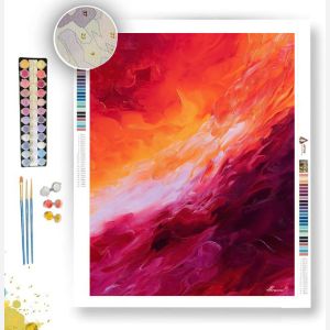 CRIMSON DREAMSCAPE - Paint by Numbers Full Kit