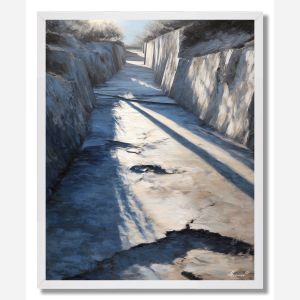 SILVER PATHWAY - FRAMED
