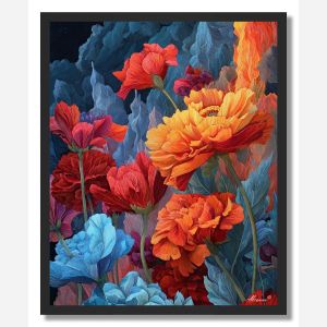 FIRE IN BLOOM - FRAMED