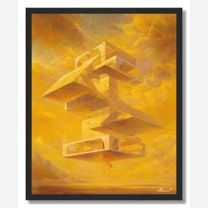 RISING ILLUSION - FRAMED